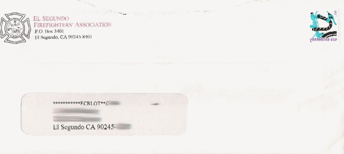 Click HERE on the image of the Fire Union envelope that the Fire Union Senior Scare Letter was sent in to see an analysis and the text of the Senior Scare Letter (on the old website). Notice how the envelope also carries the fire Union logo.